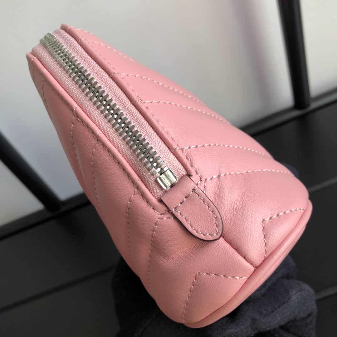 Gucci GG Marmont Quilted Vanity Bag Replica Pink 625690