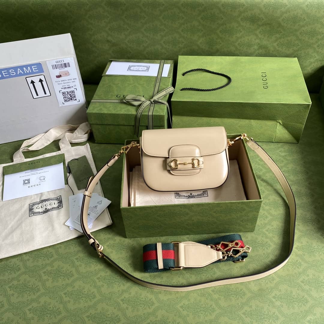 Gucci 1955 Horsebit Supreme GG Canvas Mini Shoulder Bag Replica 658574