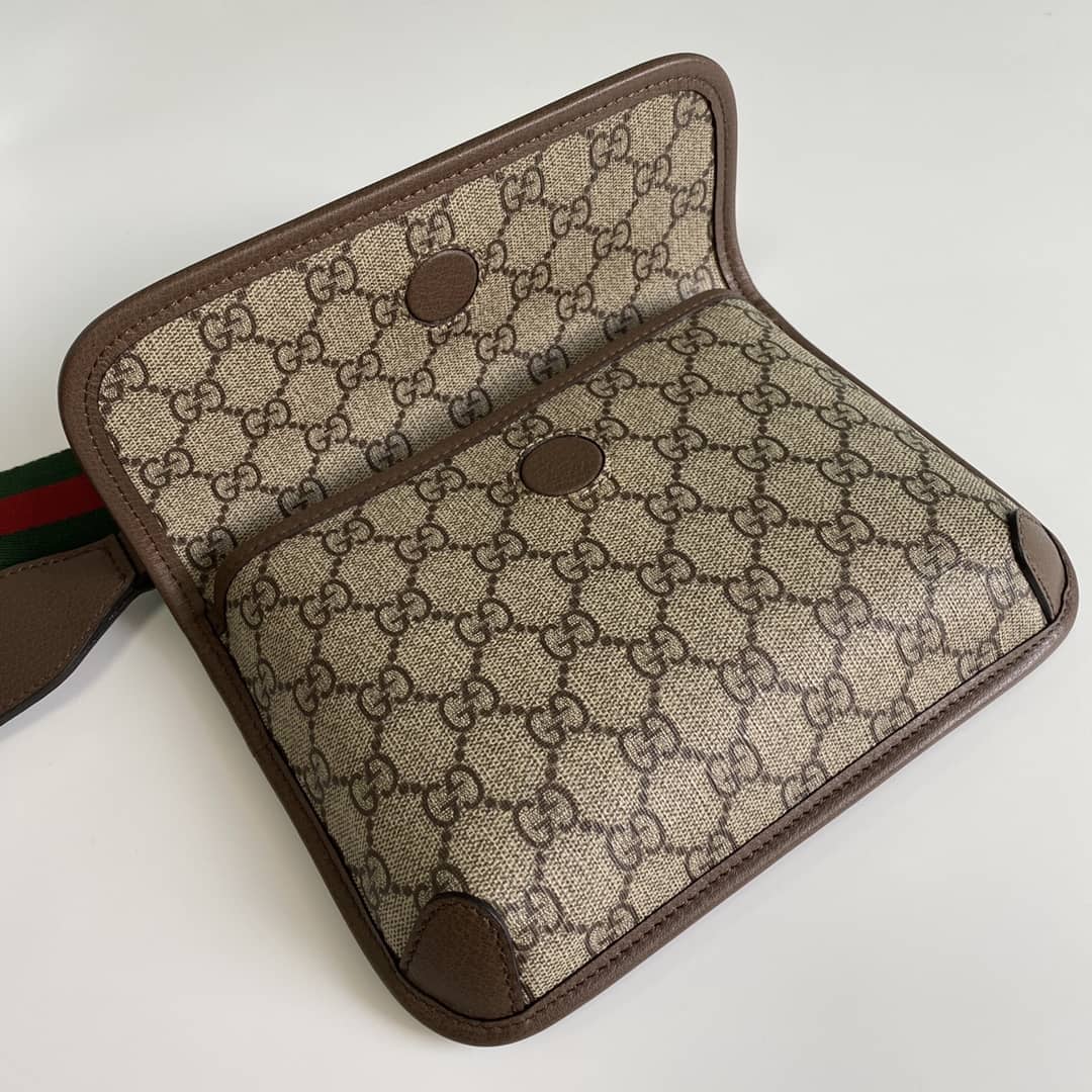 Gucci Totem Web GG Supreme Messenger Bag Replica 489617