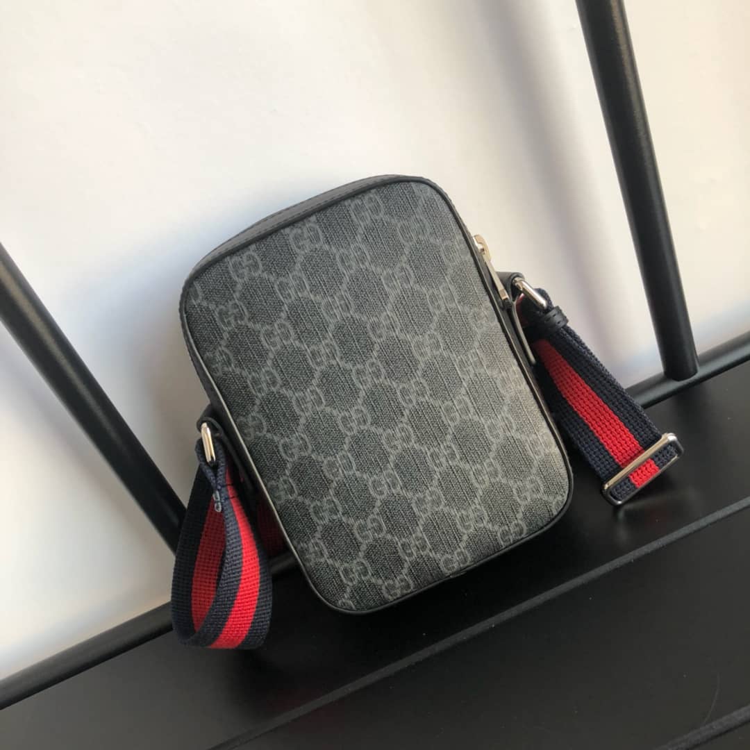 Gucci Ophidia Small GG Canvas Messenger Bag Replica Black 547926