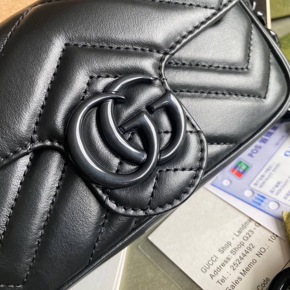 Gucci GG Marmont Quilting Super Mini 476433 Replica Crossbody Bag