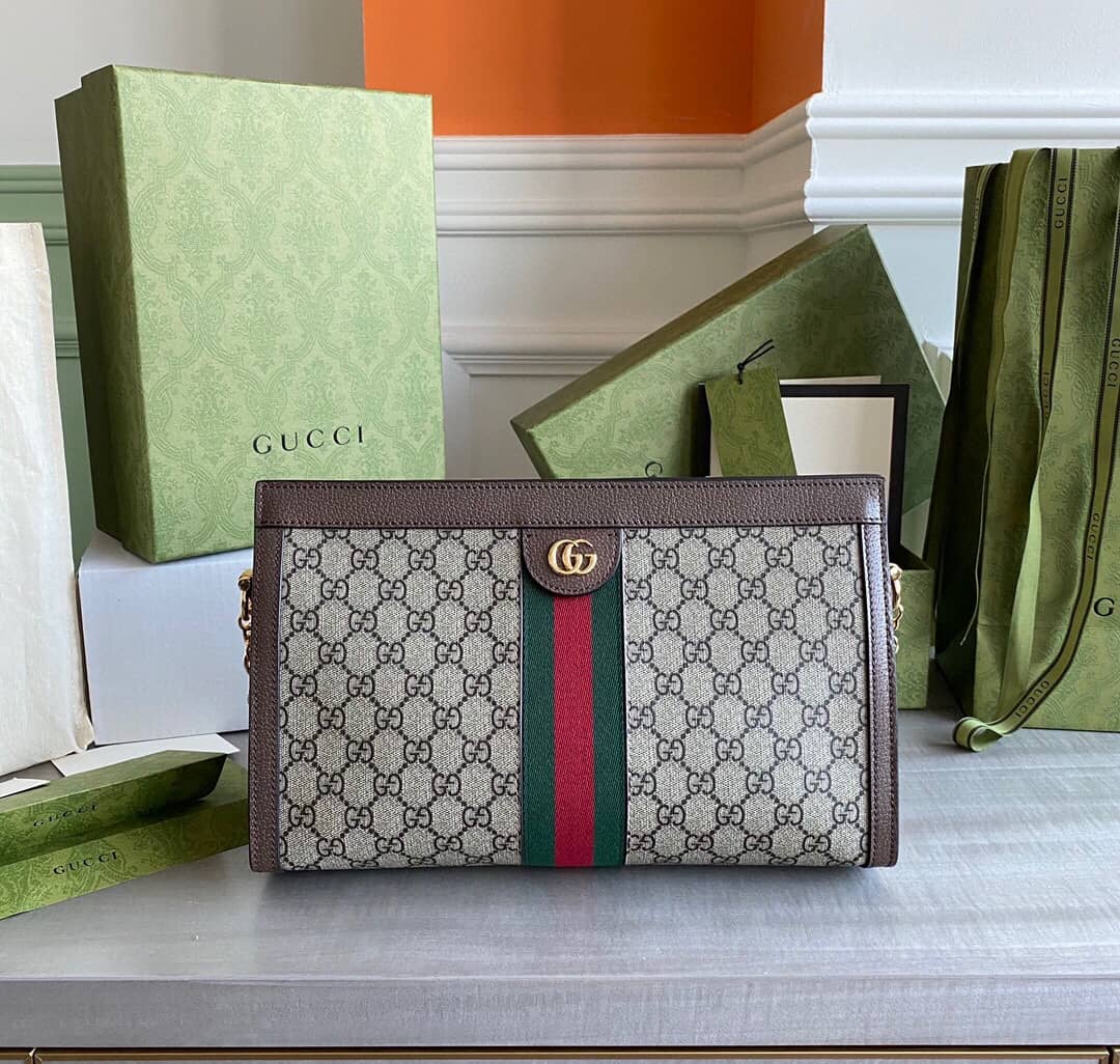 Gucci GG Supreme Chain Shoulder Bag Replica 503876