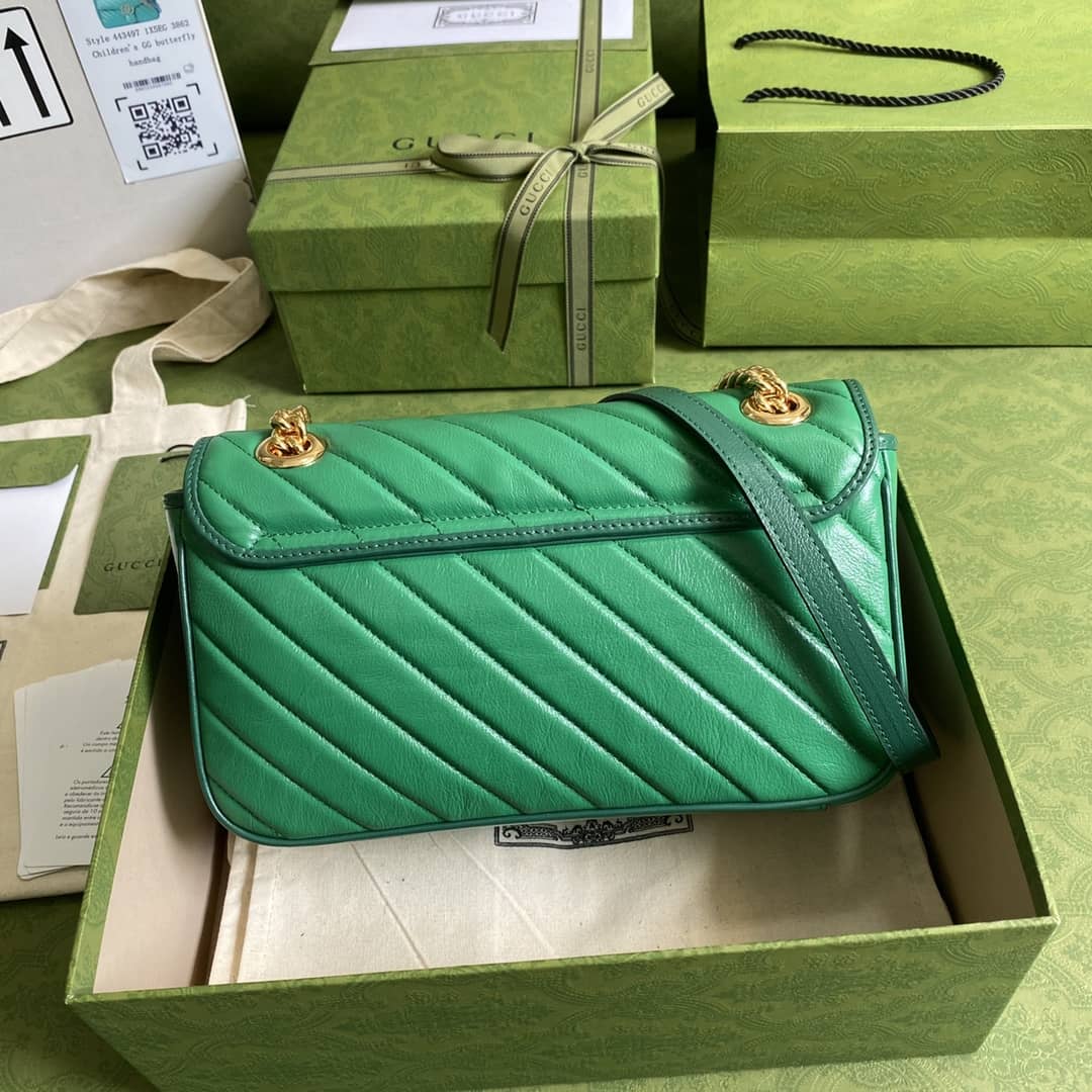 Gucci Marmont GG Small matelassé Shoulder Bag Replica 443497