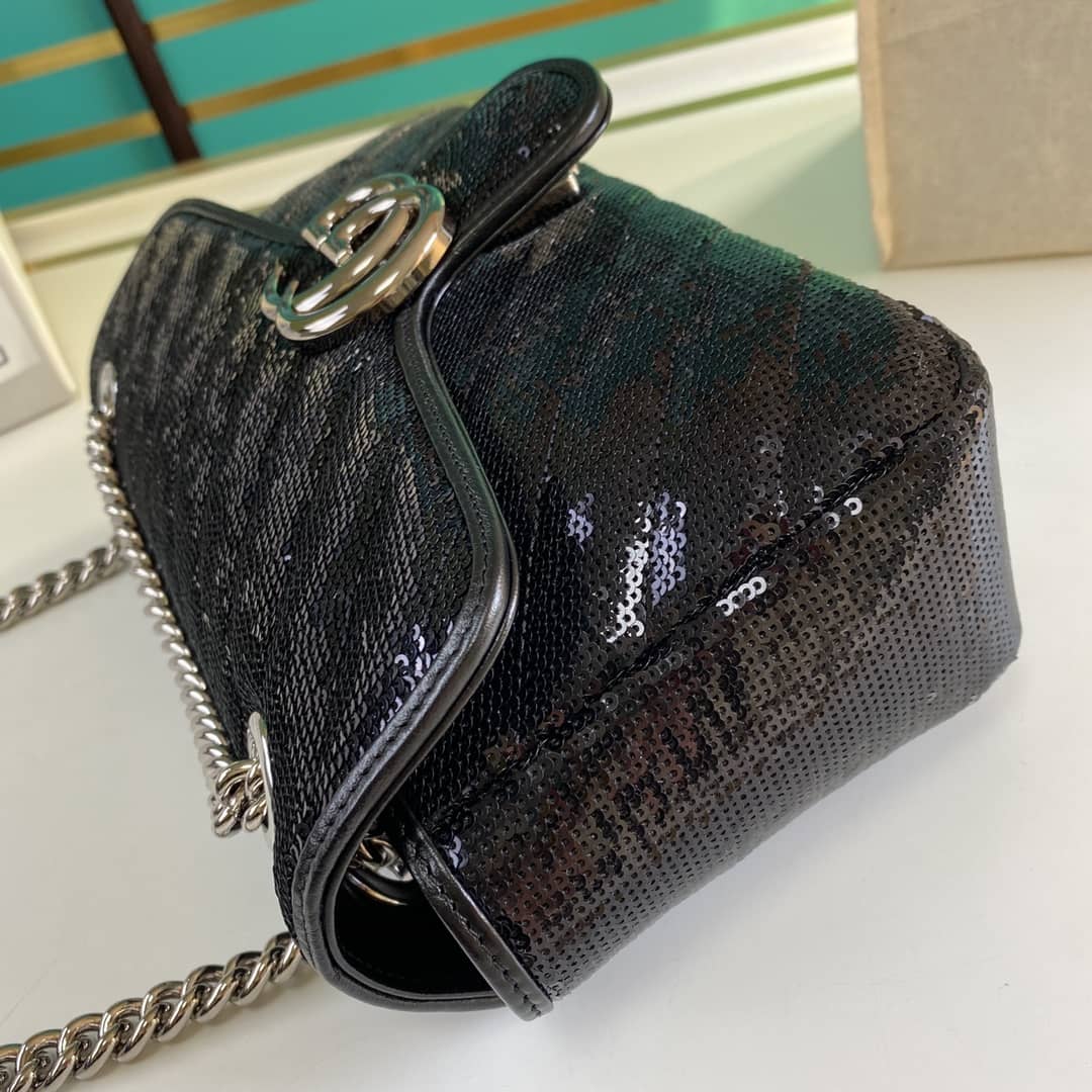 Gucci Marmont GG Small matelassé Shoulder Bag Replica 443497