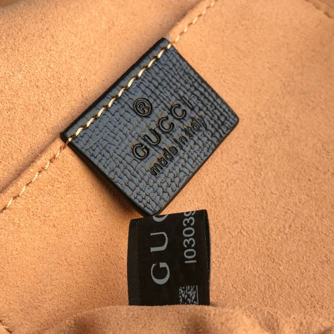 Gucci 1955 Horsebit Bucket Bag Replica Black 602118