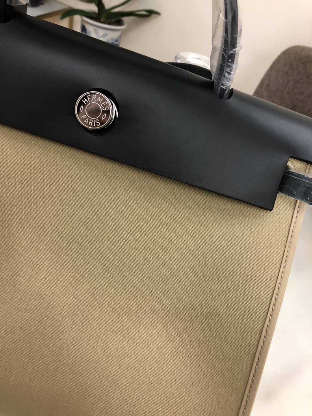 Hermes Bag Replica 31 Canvas Leather  HerBag