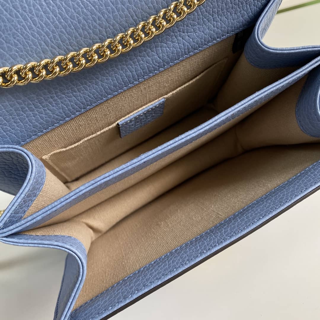 Gucci Interlocking Leather Chain Crossbody Bag Replica 510304