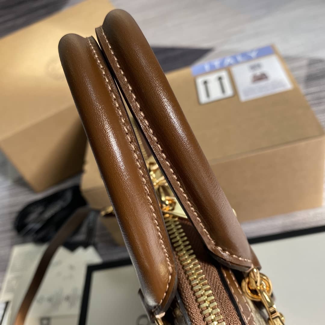 Gucci 1955 Horsebit GG Mini Top Handle Bag Replica 640716