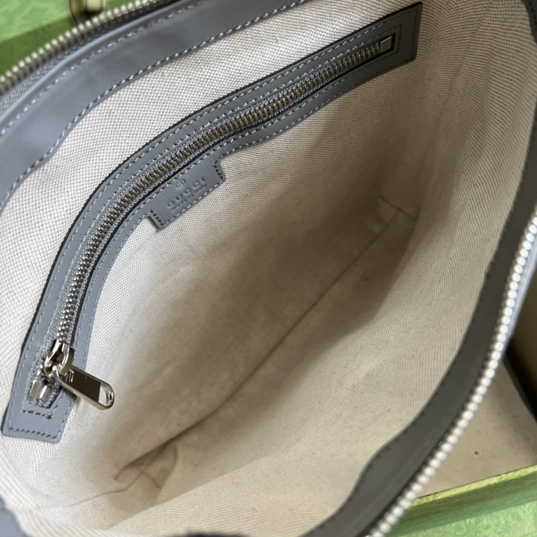 Gucci GG Signature Leather Messenger Bag 406410 Replica