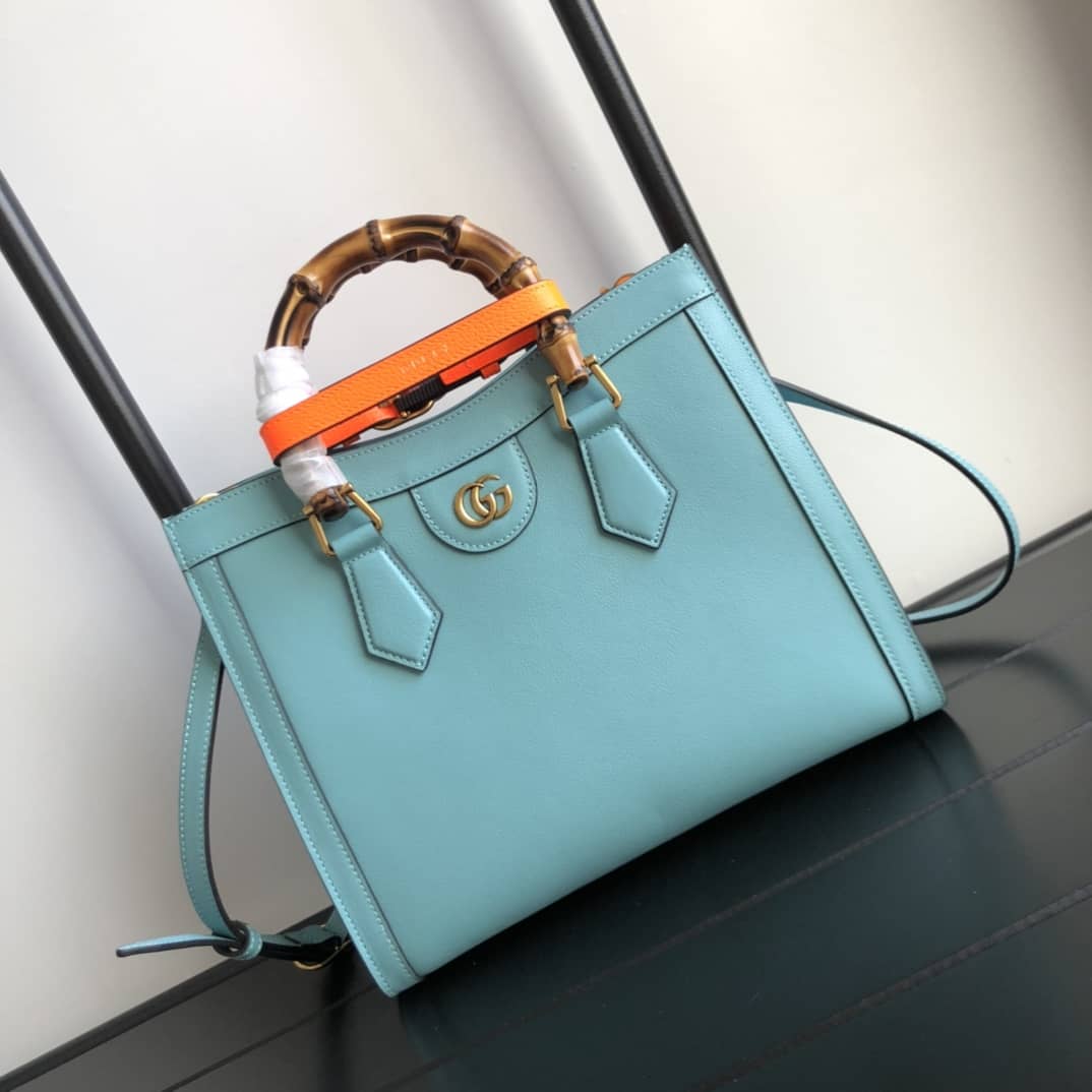 Gucci Diana Small Tote Replica Green 660195
