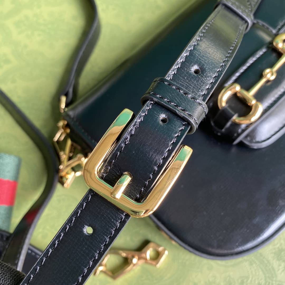 Gucci 1955 Horsebit Supreme GG Canvas Mini Shoulder Bag Replica 658574