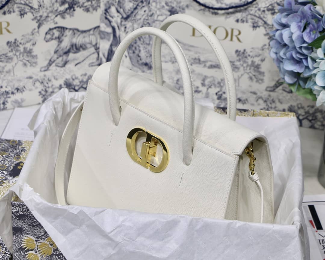 Christian Dior Box Calfskin Large St. Honore Tote