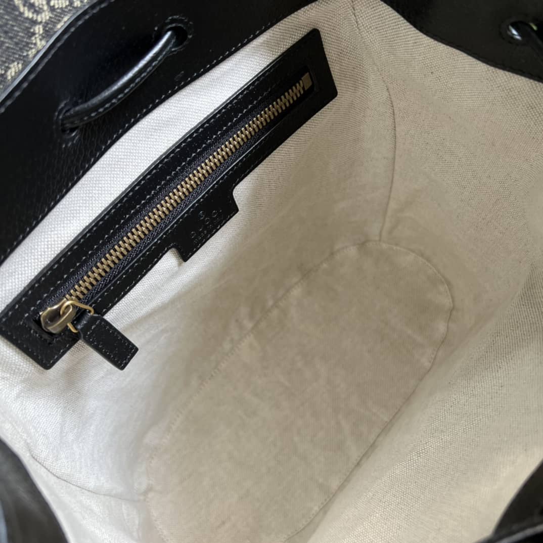 Gucci Backpack With Interlocking G Black 674147 Replica