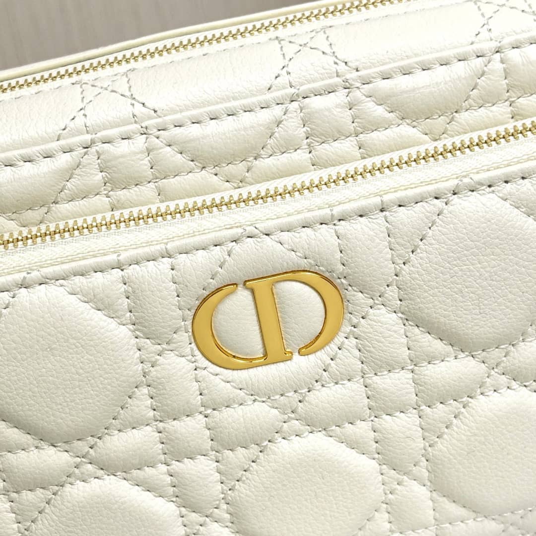 Christian Dior Caro Double Calfskin Pouch