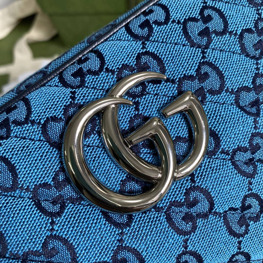 Gucci Marmont Dupe GG Small Matelassé Shoulder Bag Replica 447632