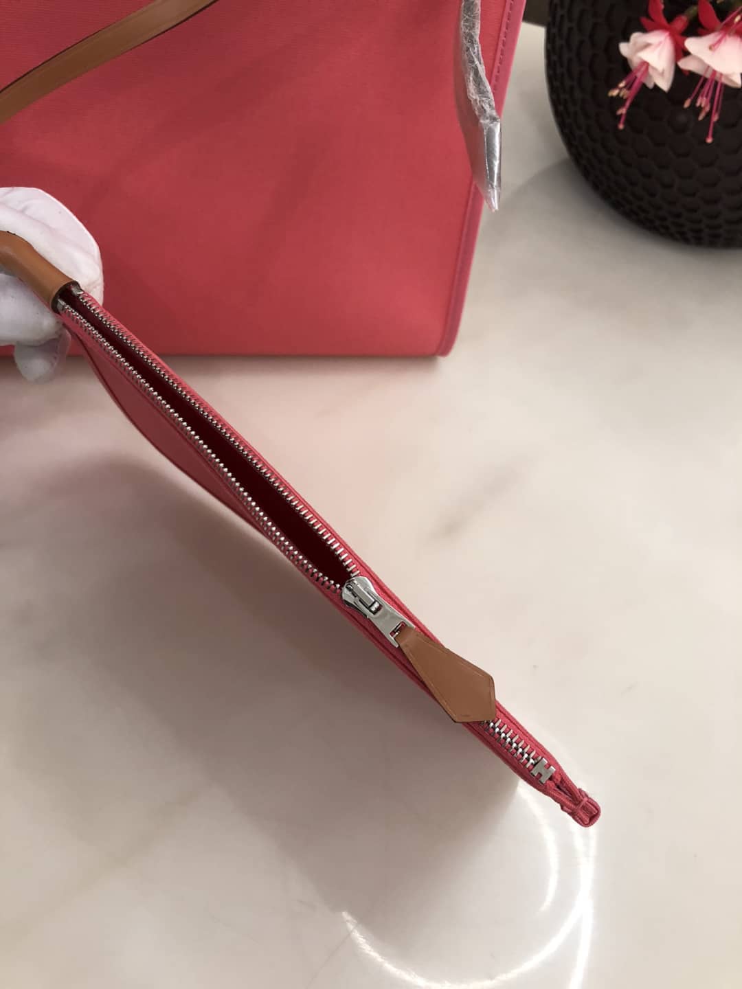 Replica Hermes Birkin Bag 31 Canvas Leather HerBag