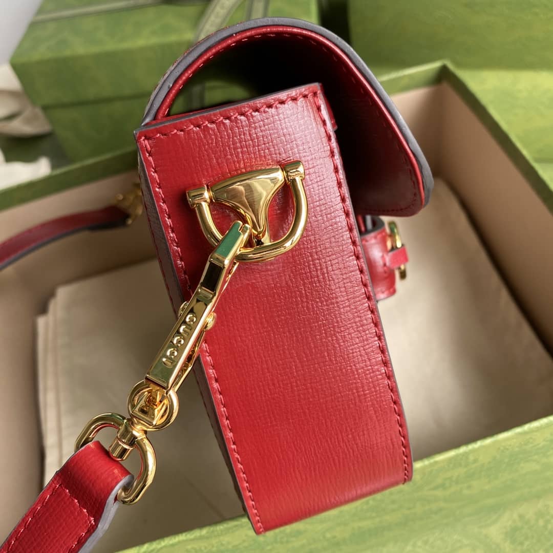 Gucci 1955 Horsebit Supreme GG Canvas Mini Shoulder Bag Replica 658574