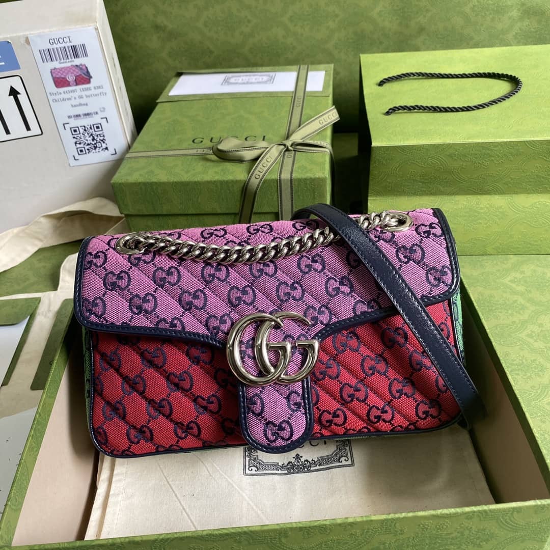 Gucci Marmont GG Small matelassé Shoulder Bag Replica 443497