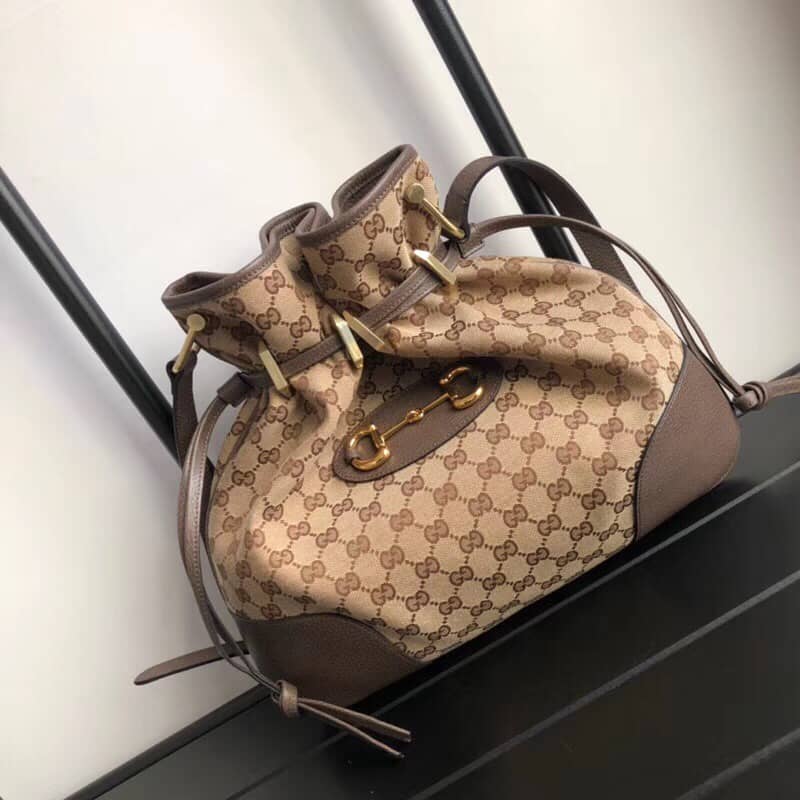 Gucci 1955 Horsebit Messenger Bag Replica Brown 602089