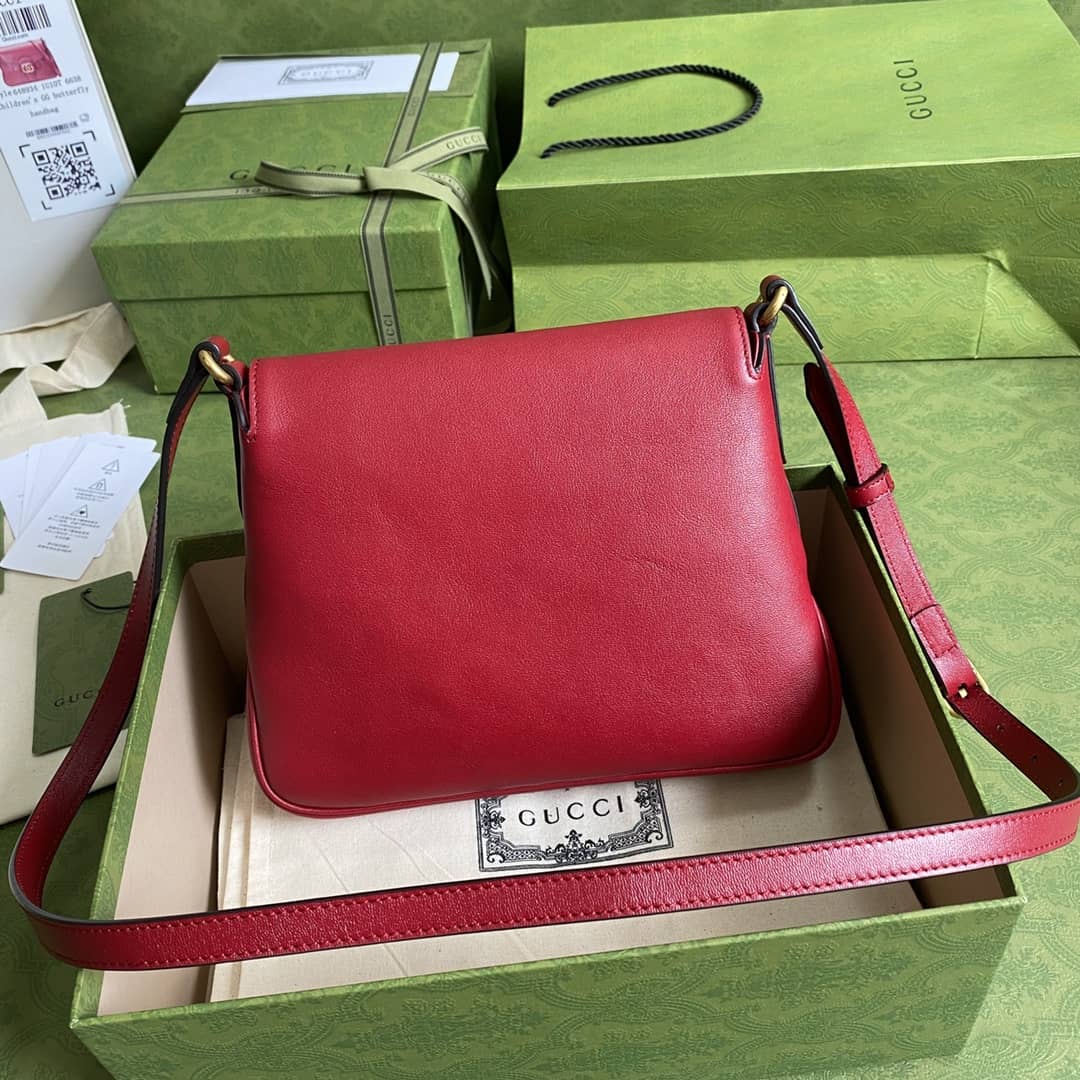 Gucci Double G Messenger Shoulder Bag Replica 648934