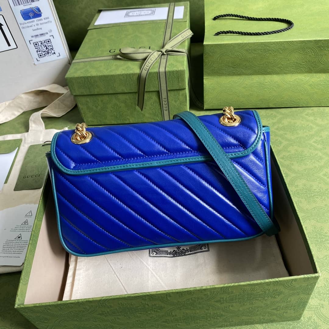 Gucci Marmont GG Small matelassé Shoulder Bag Replica 443497