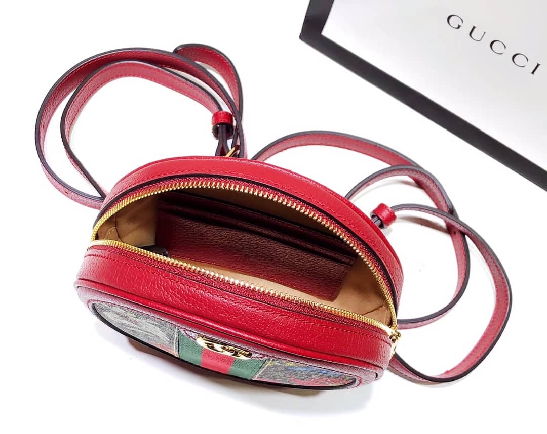 Gucci Ophidia GG Flora Mini Replica Backpack Red 598661