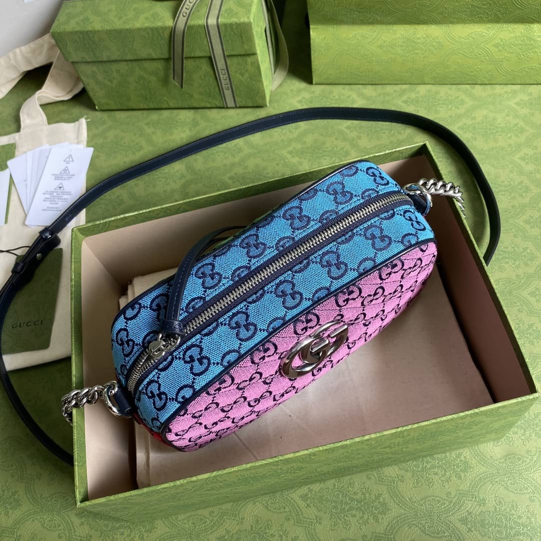 Gucci Marmont Dupe GG Small Matelassé Shoulder Bag Replica 447632