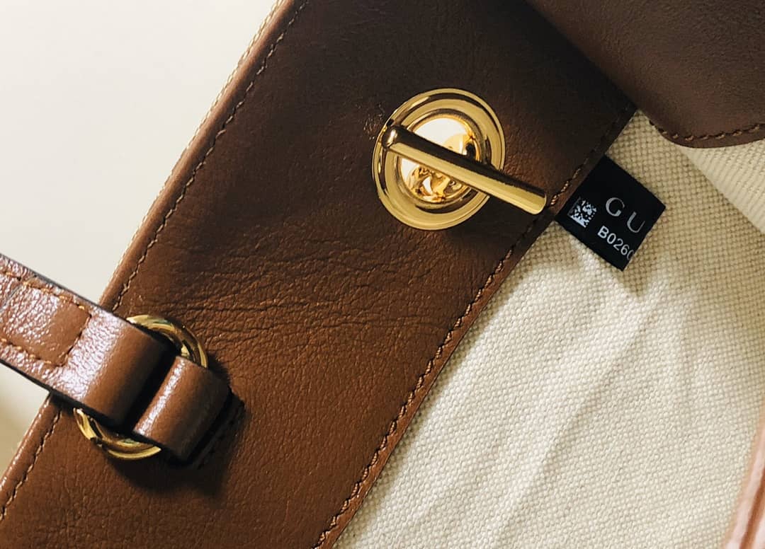 Gucci Horsebit 1955 Leather Tote Replica Brown 621144