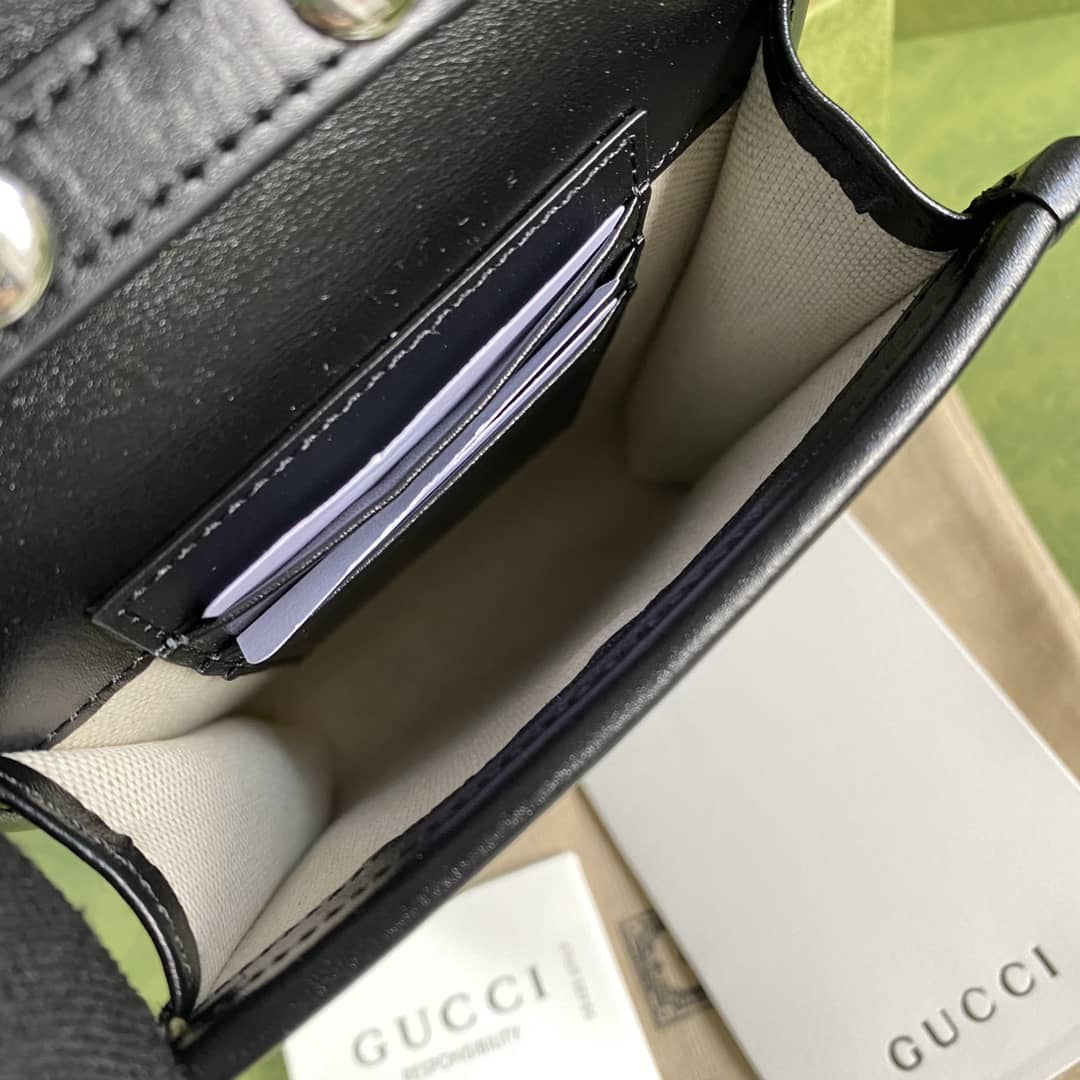 Gucci GG Embossed Mini Phone Bag Replica 625571