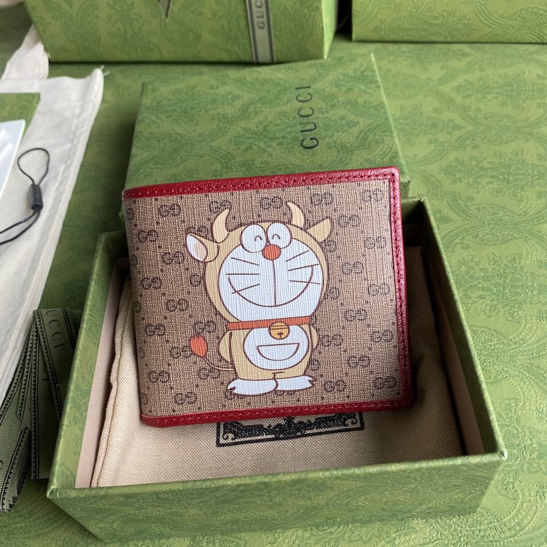 Gucci x Doraemon Bifold Wallet Replica 654498