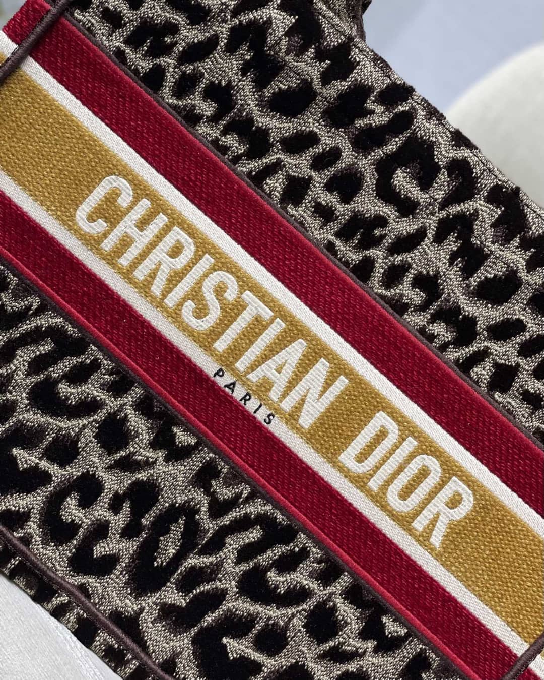 Christian Dior CD Book Embroidery Replica Tote