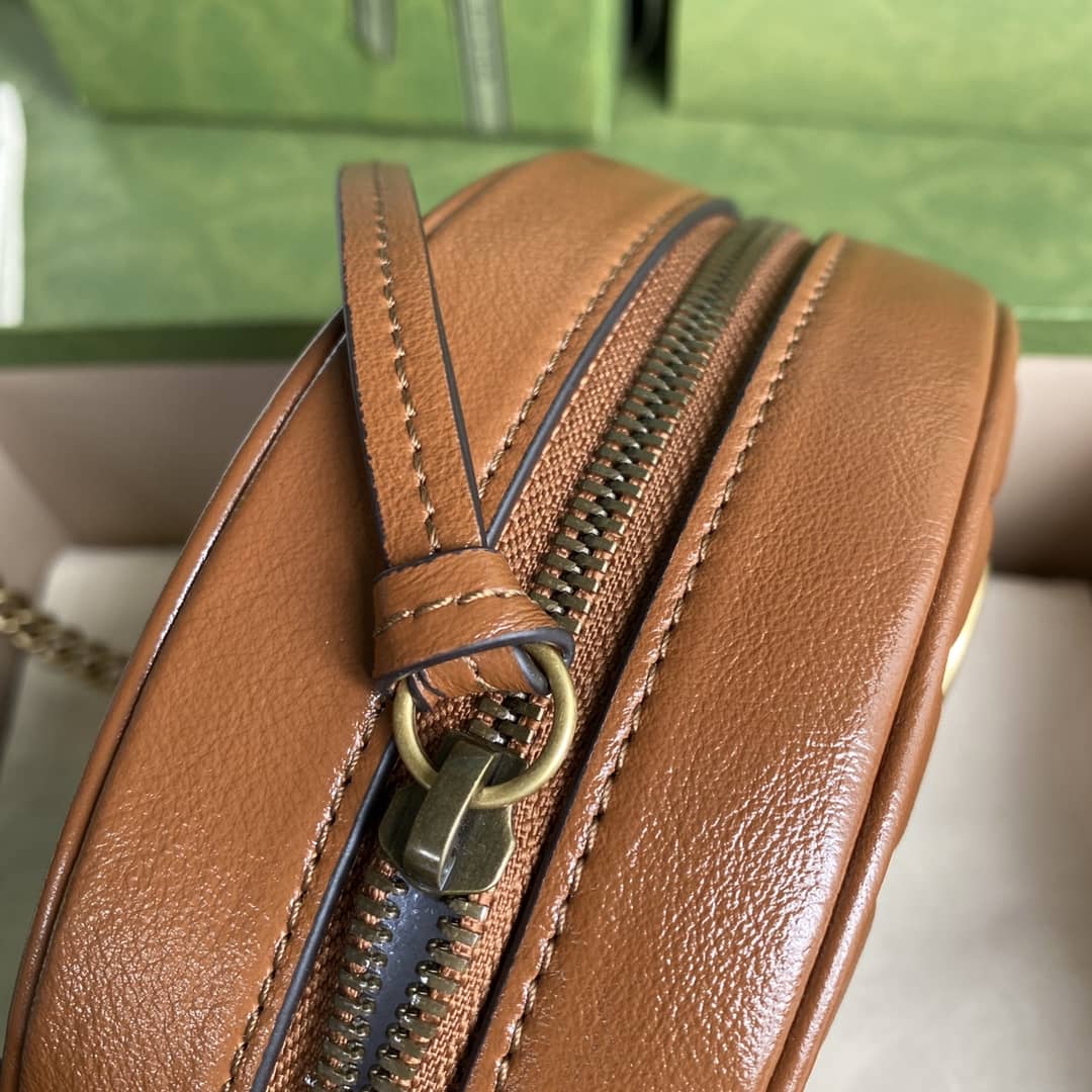 Gucci Crossbody Dupe Marmont GG Matelasse Mini Round 550154