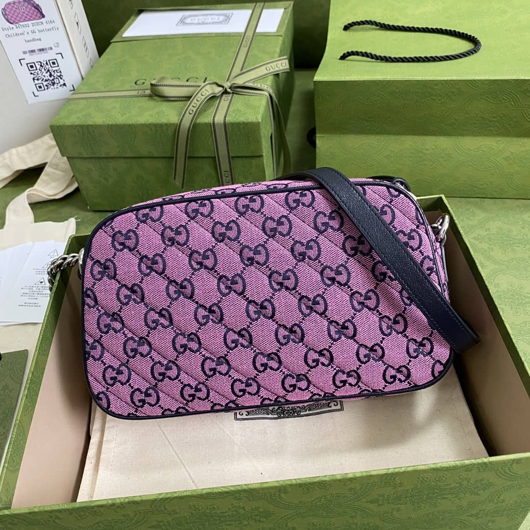 Gucci Marmont Dupe GG Small Matelassé Shoulder Bag Replica 447632