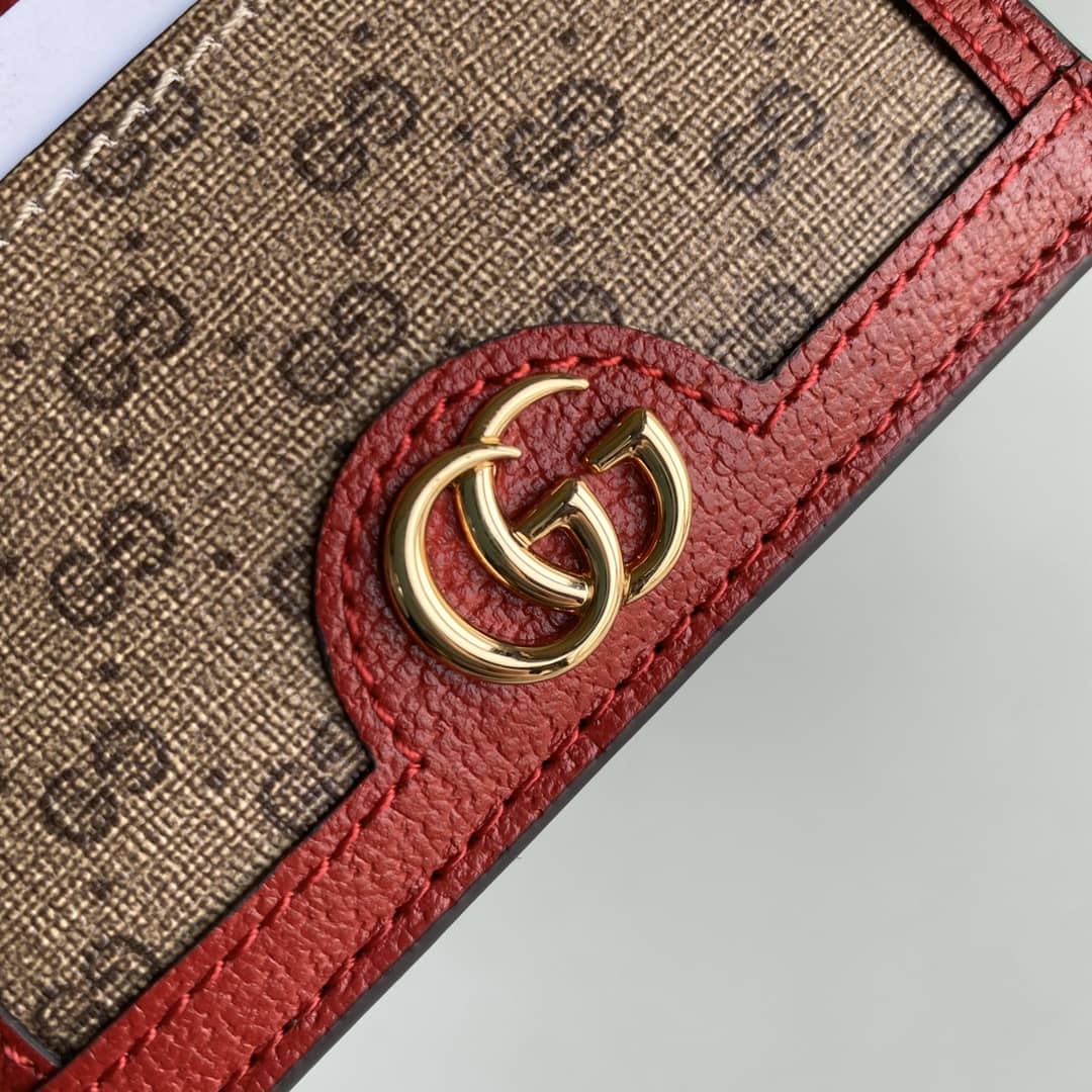 Gucci x Doraemon GG Supreme Card Case Replica 654539