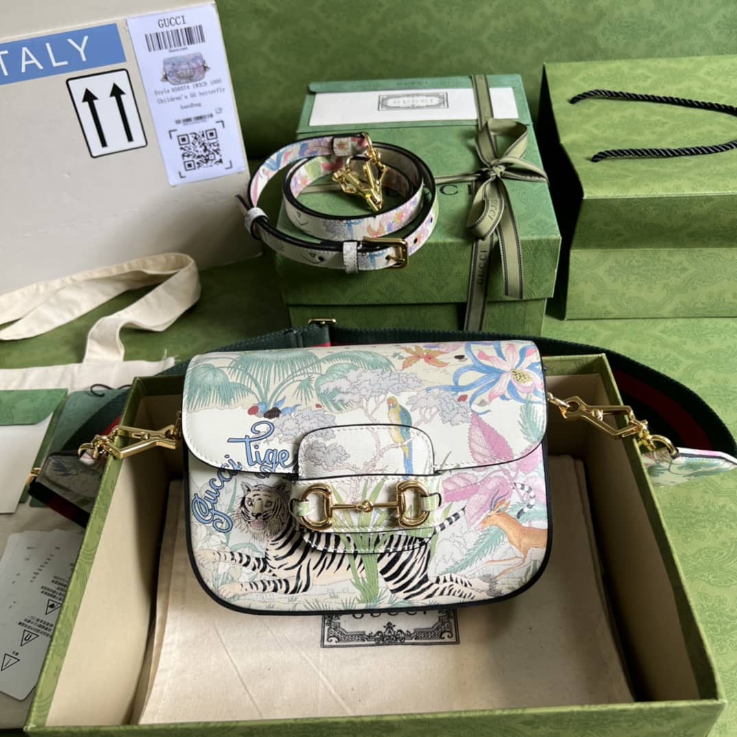 Gucci Horsebit Bag Dupe Tiger 1955 Mini Bag 677266