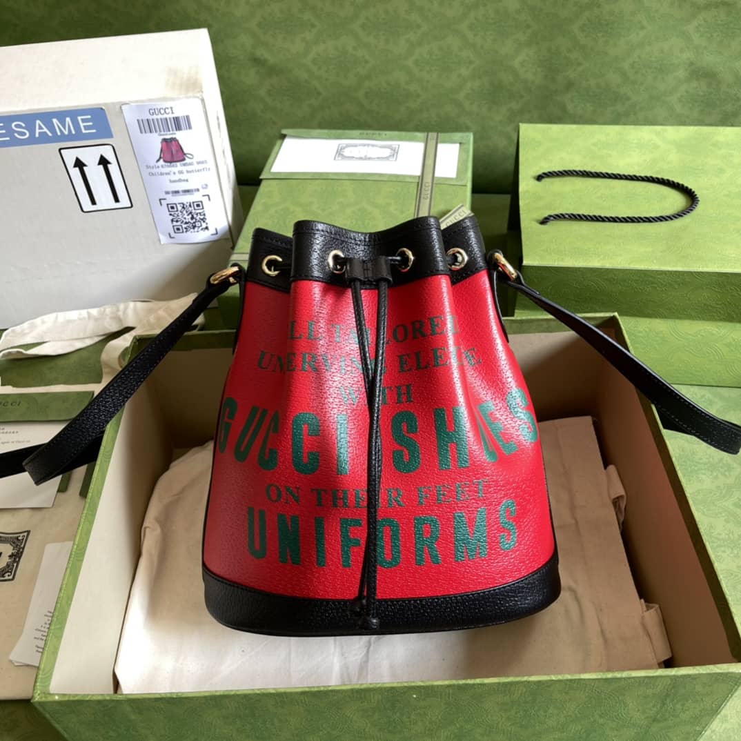 Gucci 100 Ophidia Mini Bucket Bag Replica 676682