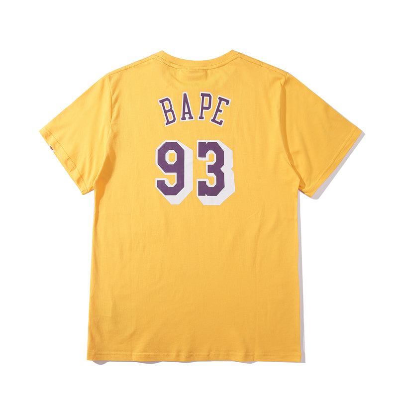 Bape Lakers 93 Classic Cotton T Shirt 725