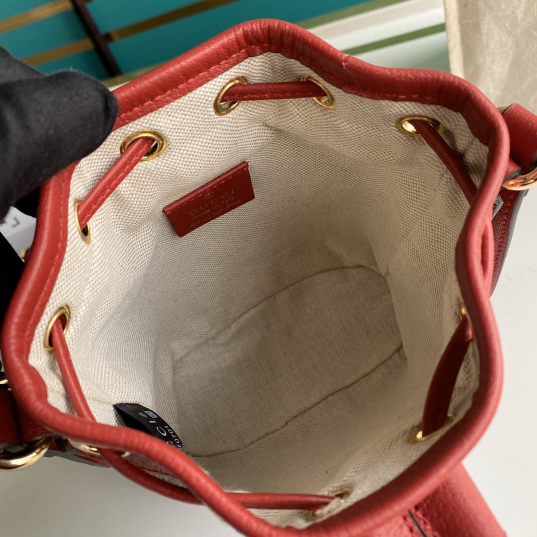 Gucci Doraemon X Gucci Mini Bucket Bag Replica 647801
