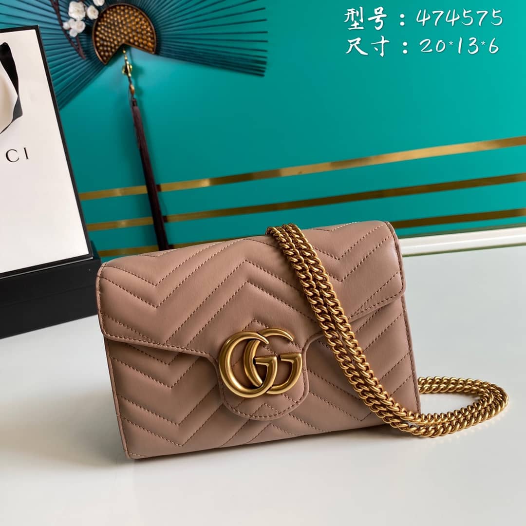 Gucci Marmont GG Matelassé Mini Bag Replica 474575