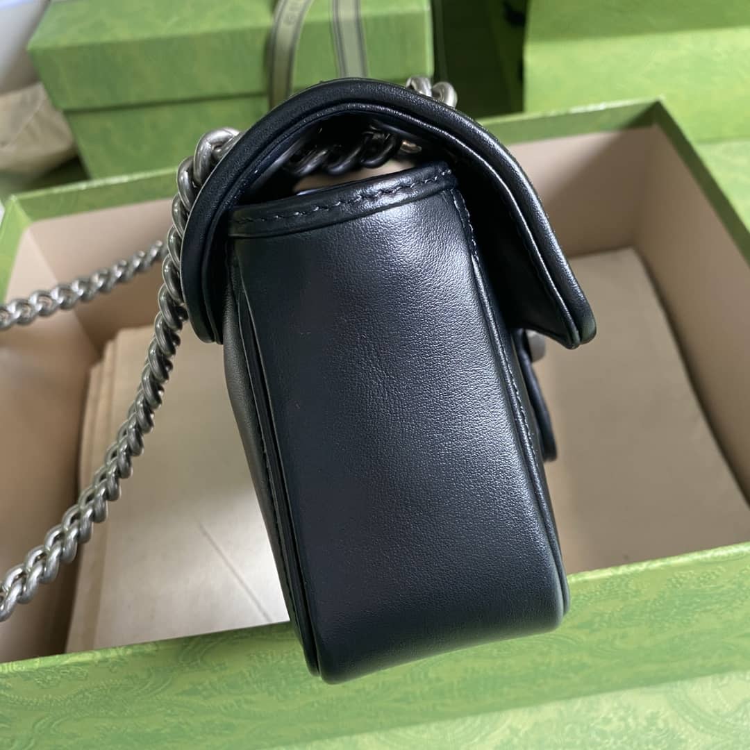 Gucci Marmont GG Matelasse Leather Mini Shoulder Bag Replica 446744