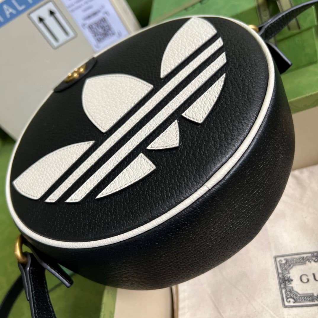 Adidas x Gucci Ophidia Shoulder Crossbody Bag Black 702626 Replica