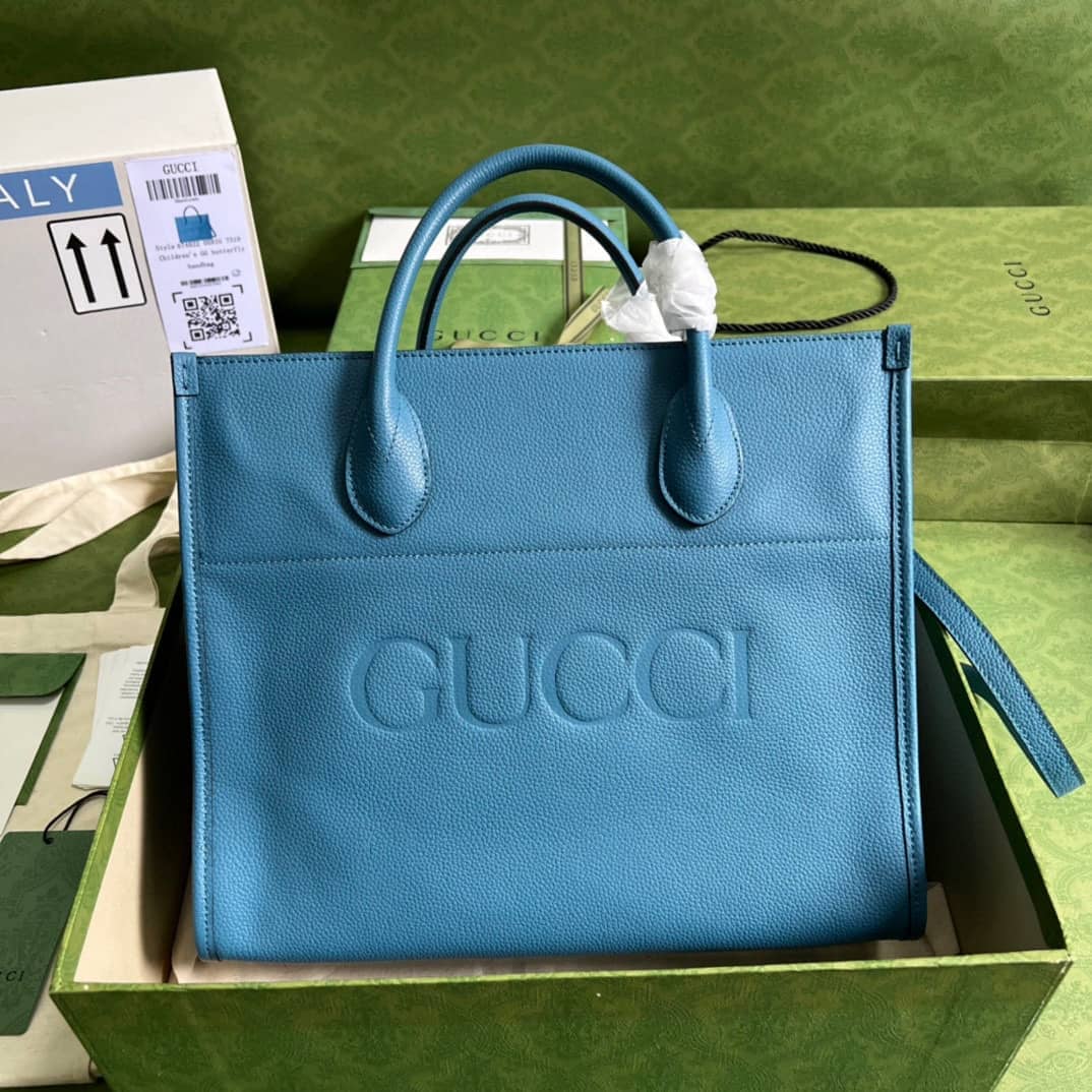 Gucci Small Leather Tote With Gucci Logo 674822 Replica Bag