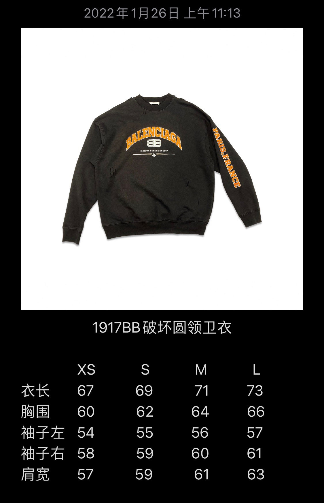 Balenciaga Sweatshirt