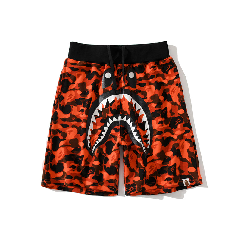 BAPE x XO Shorts Shark Camo Pants HDCP8755