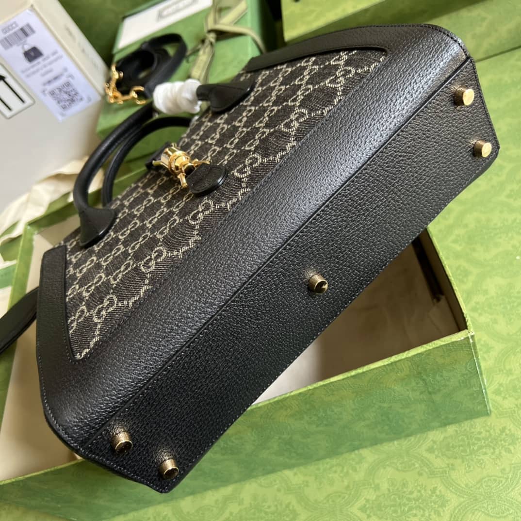 Gucci GG Jackie 1961 Denim Replica Tote Bag 685129