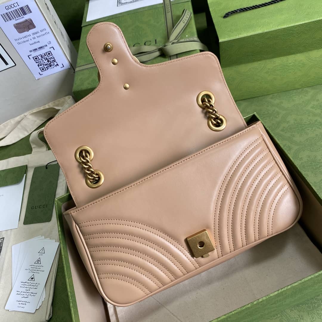 Gucci GG Marmont Small Matelassé Leather 443497 Replica Crossbody Bag