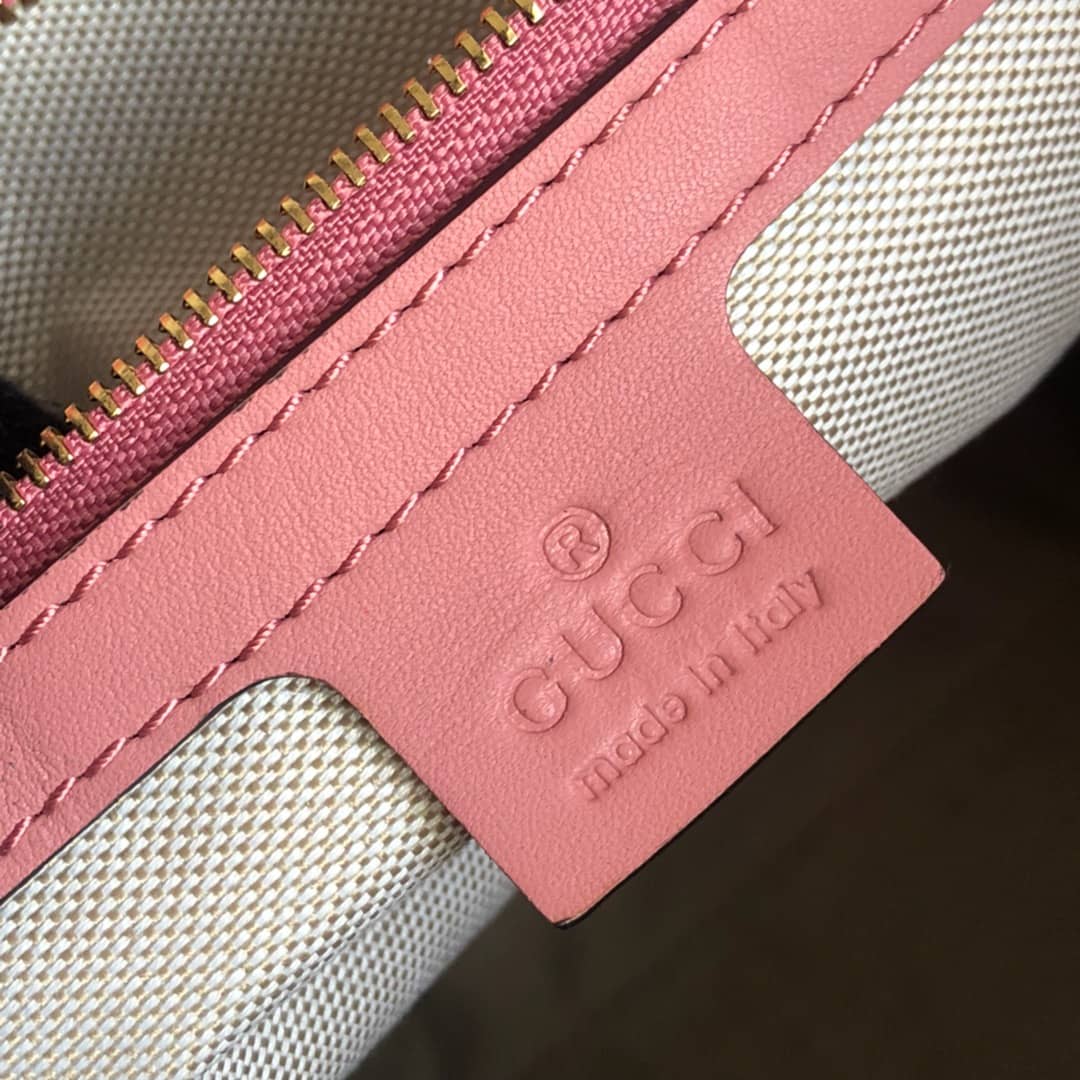 Gucci Soft GG Supreme Baby Changing Bag Replica Pink 457356