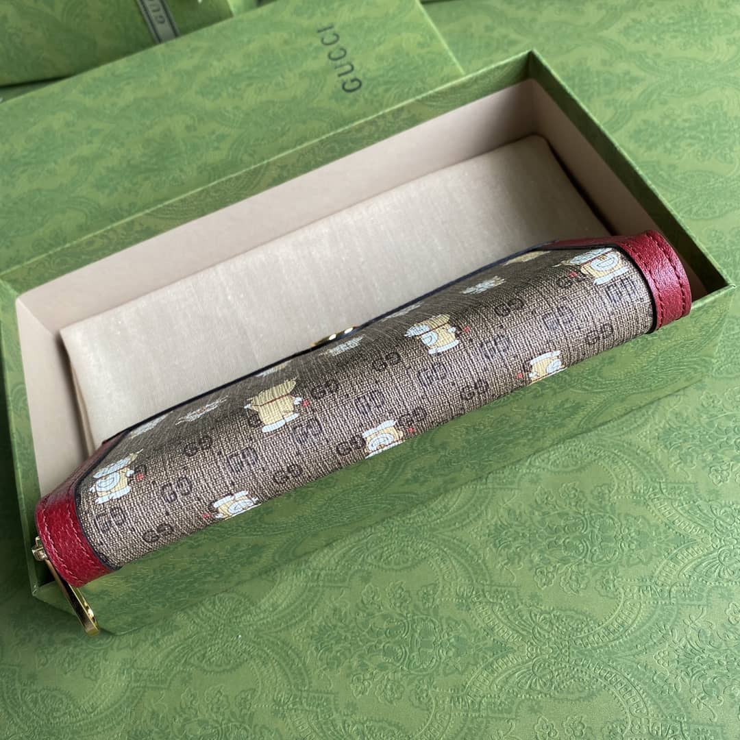 Gucci x Doraemon Zip Around Wallet Replica 647787