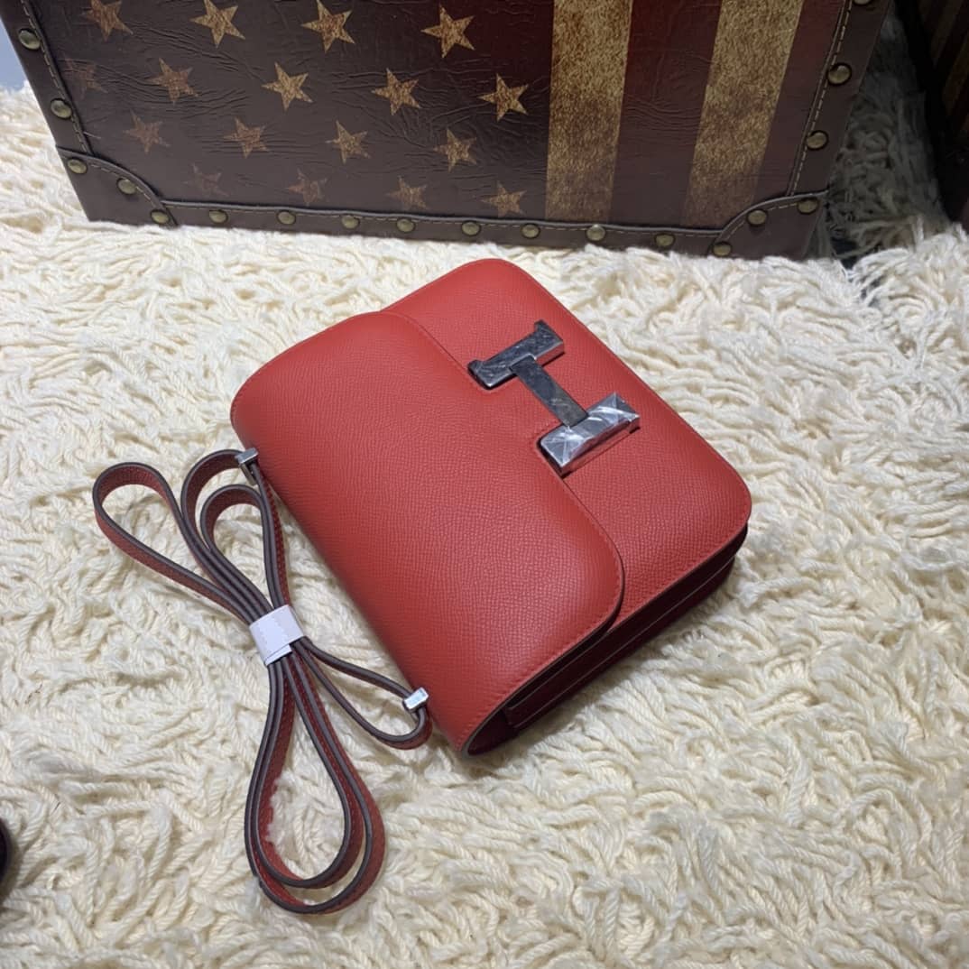 Hermes Replica Constance Bag 18CM Epsom Leather