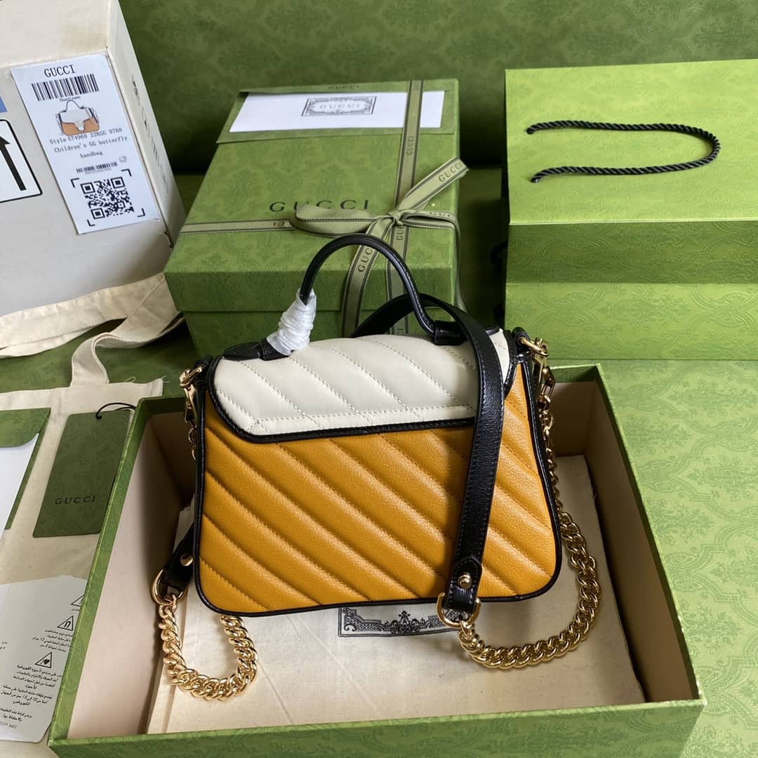 Gucci Marmont GG Mini Top Handle Bag Replica 583571
